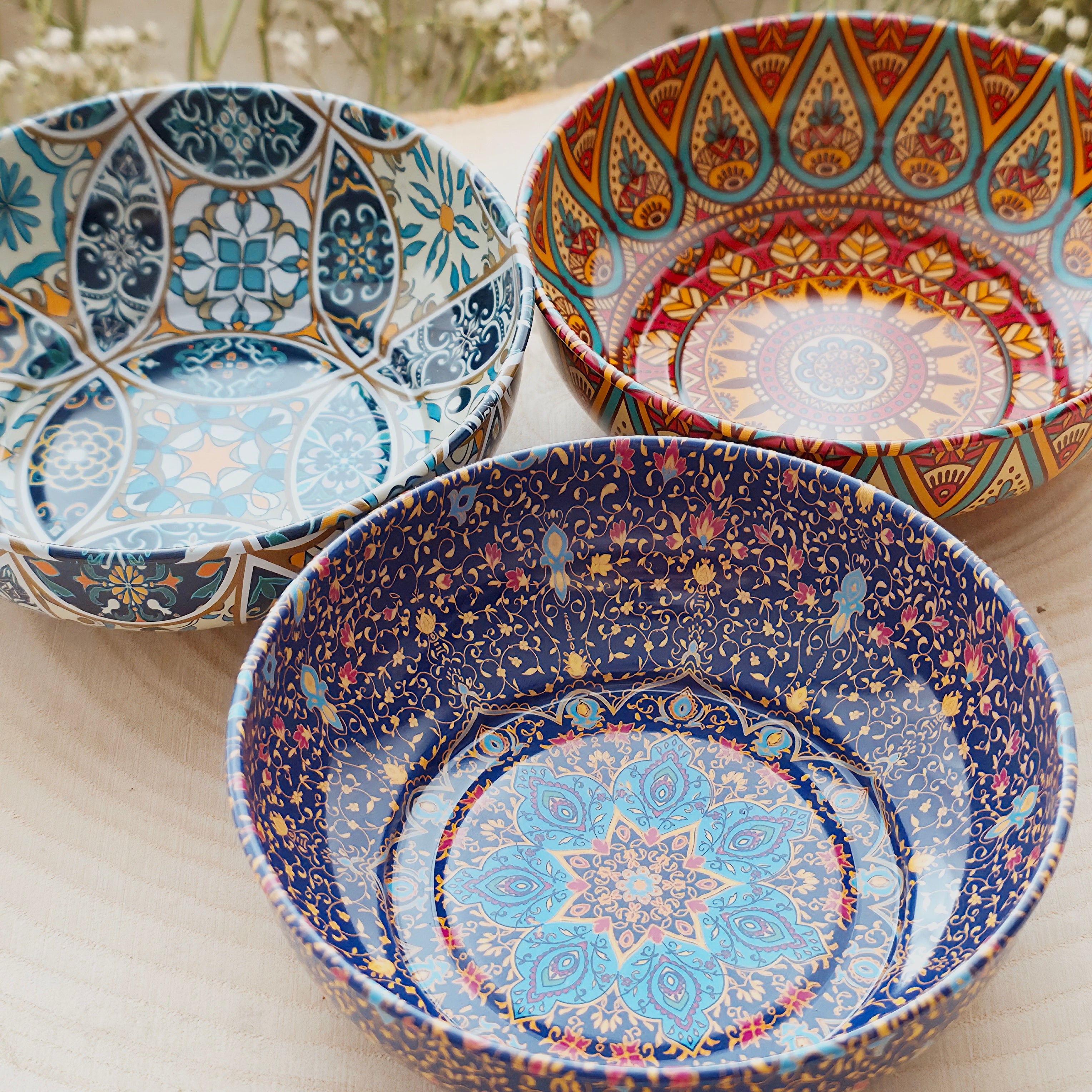 Ethnic Schalen - 3er Set