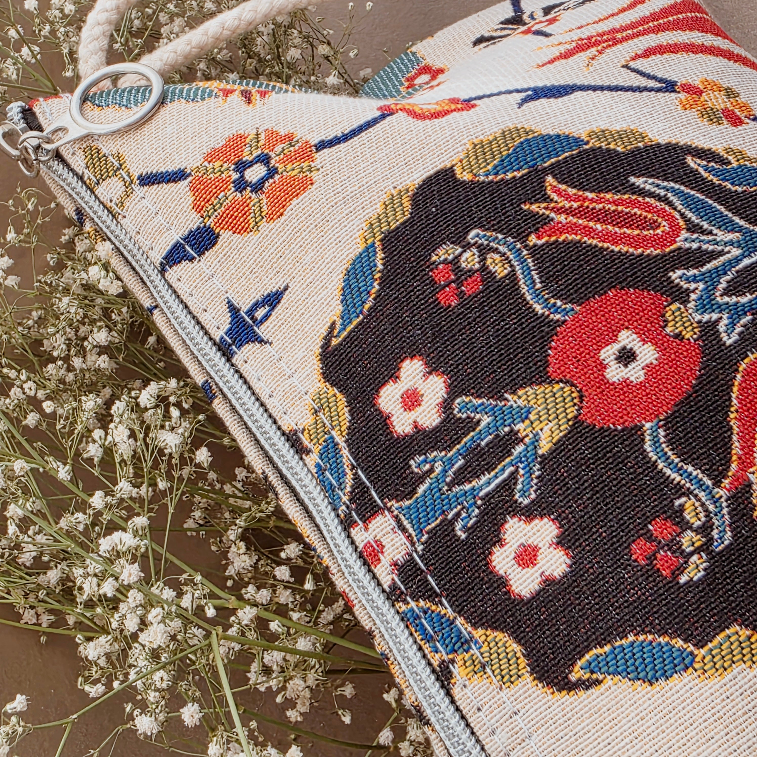 Large Mix Orient Clutch Tasche