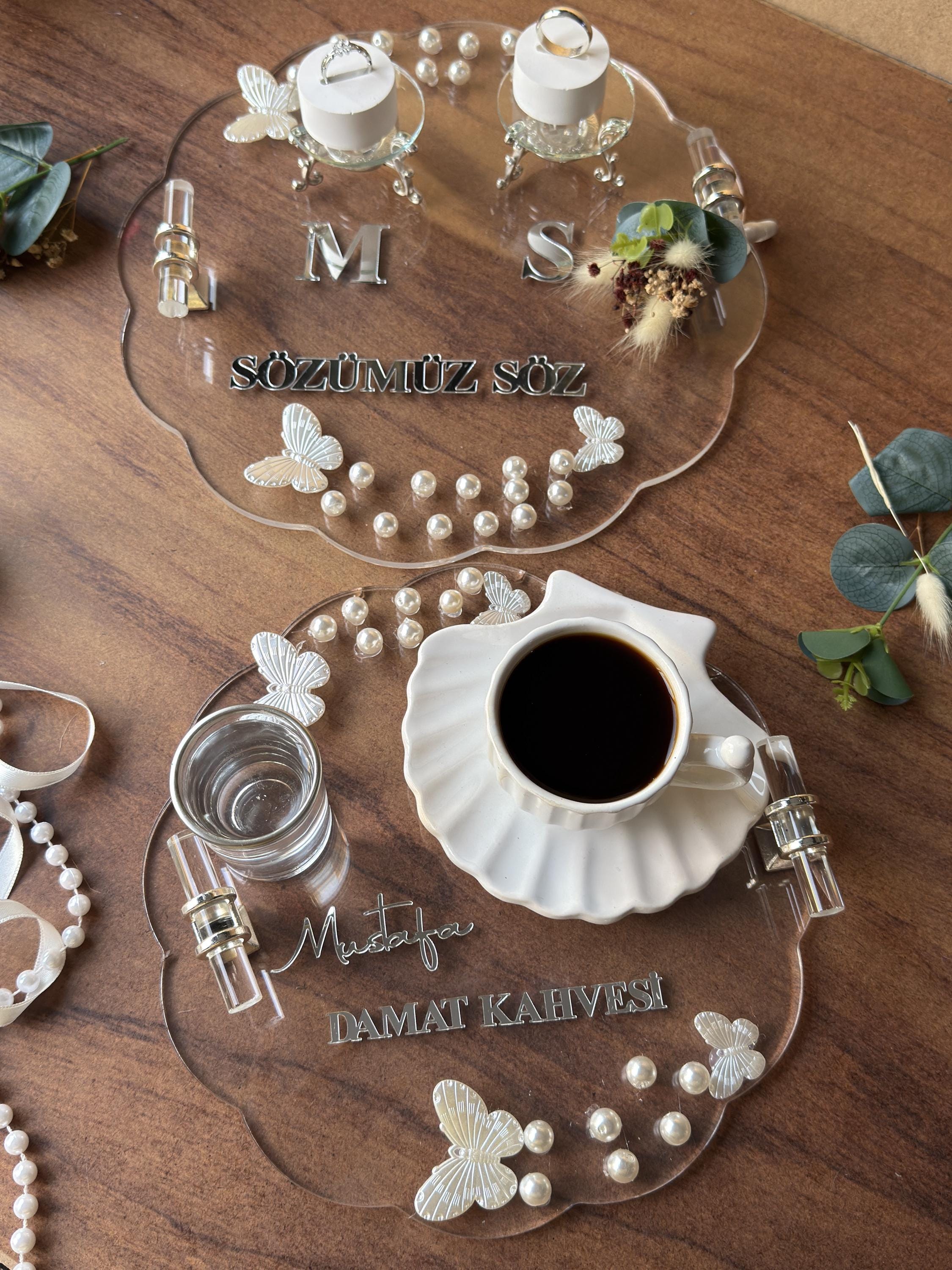 Kiz Isteme Tepsi Set - Personalized Söz Nişan Tepsi Set, Kız İsteme & Söz, Söz Nişan İsteme Decor, Nikkah