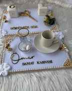 Nişan Tepsisi - Söz Tepsi + Nişan Tepsi Set, Nişan Söz Düğün, Personalized Acrylic Gift, Tepsi Seti, Turkish Tray