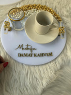 Nisan Tepsi | Söz Tepsi + Nişan Tepsi Set for Nişan Söz Düğün - Personalized Acrylic Gift, Nikkah, Söz Nişan