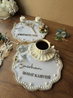 Nisan Tepsi Set - Söz Tepsi + Nişan Tepsi Set, Nişan Söz Düğün, Personalized Acrylic Gift, Wedding Gift, Bridal Decor