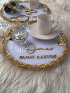 Personalized Engagement Tray Set – Modern Wedding Ceremony Decor