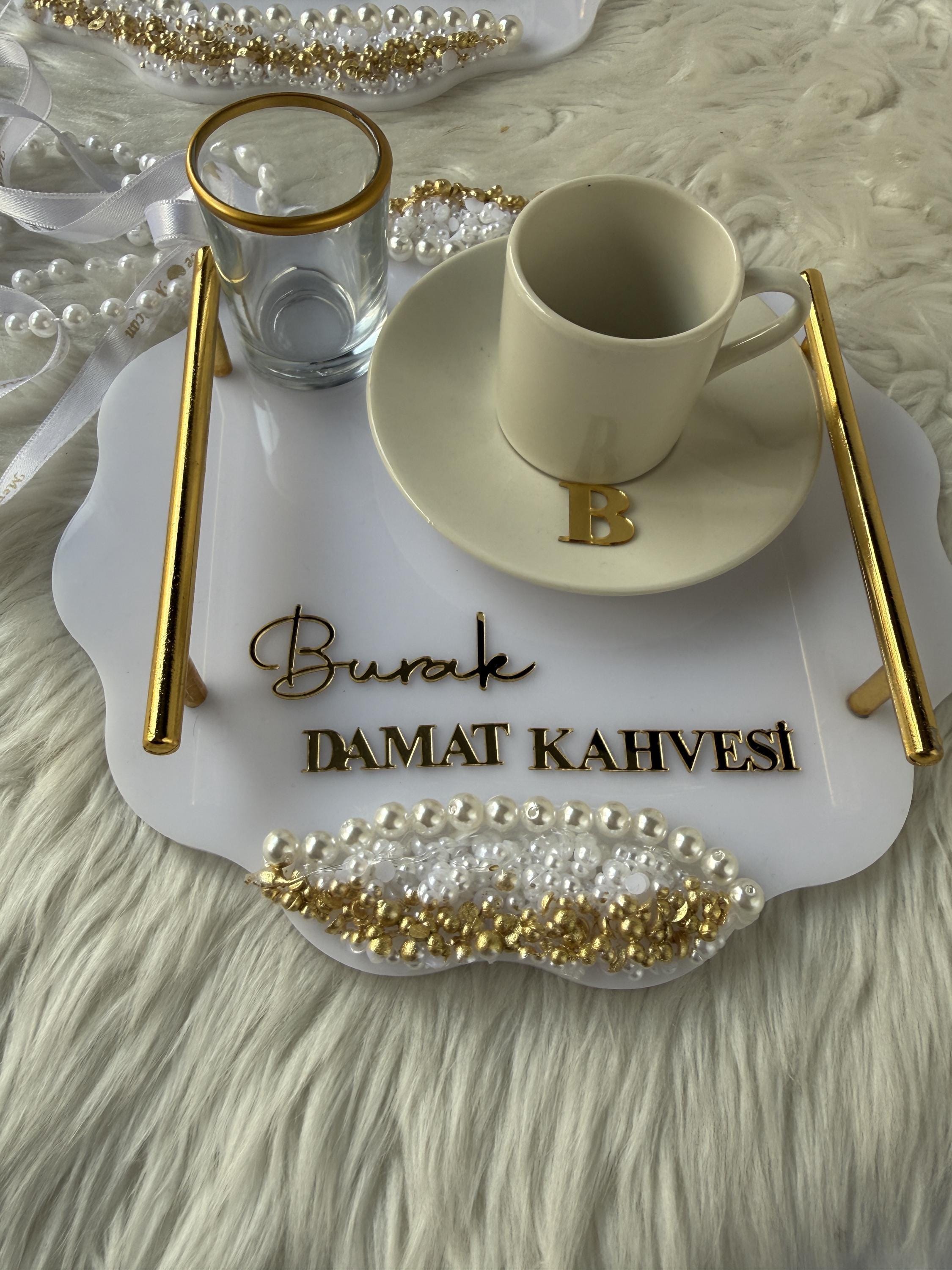 Soz Tepsi Set - Ring Holder Tray Set, Söz, Nişan, Nikah, Wedding Ceremony Decor, Wedding Gift, Bridal Decor