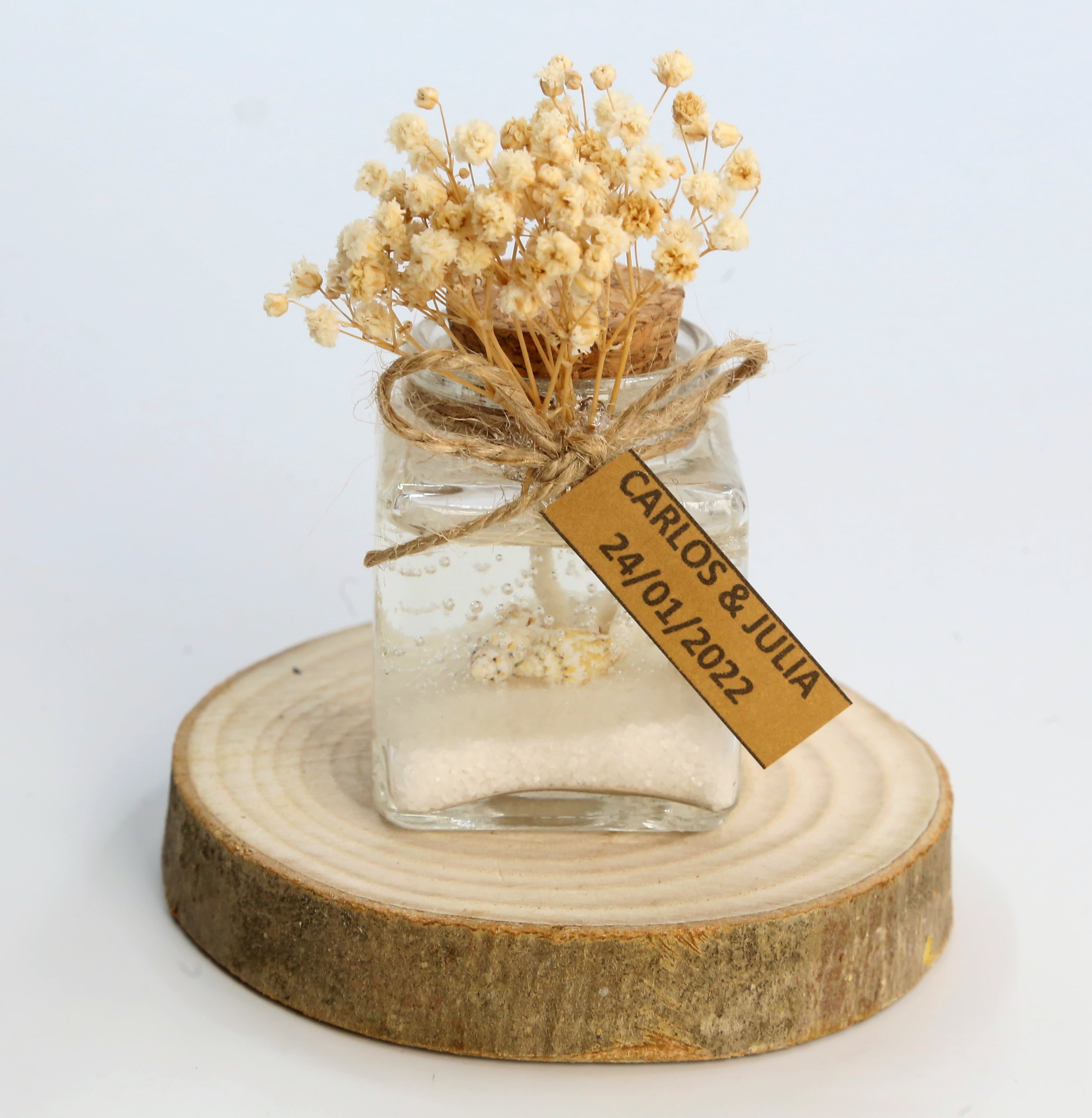 Gelkerze Gastgeschenk - Muschel
